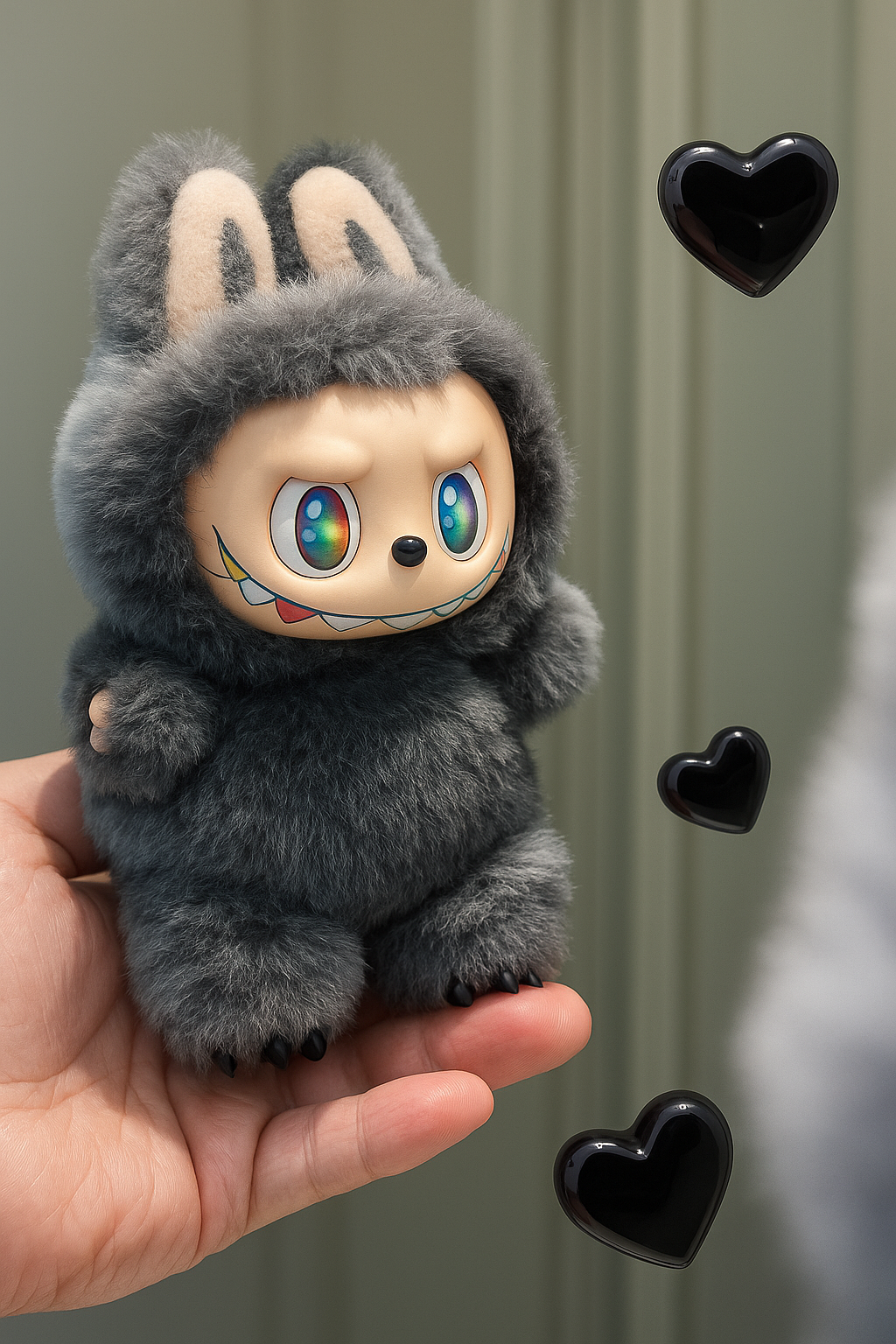 Labubu The Monsters Tasty Macarons Chestnut Cocoa Vinyl Plush ( Multicolor )