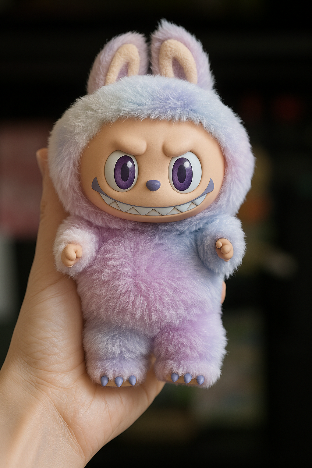 Labubu The Monsters Tasty Macarons Chestnut Cocoa Vinyl Plush ( Multicolor )